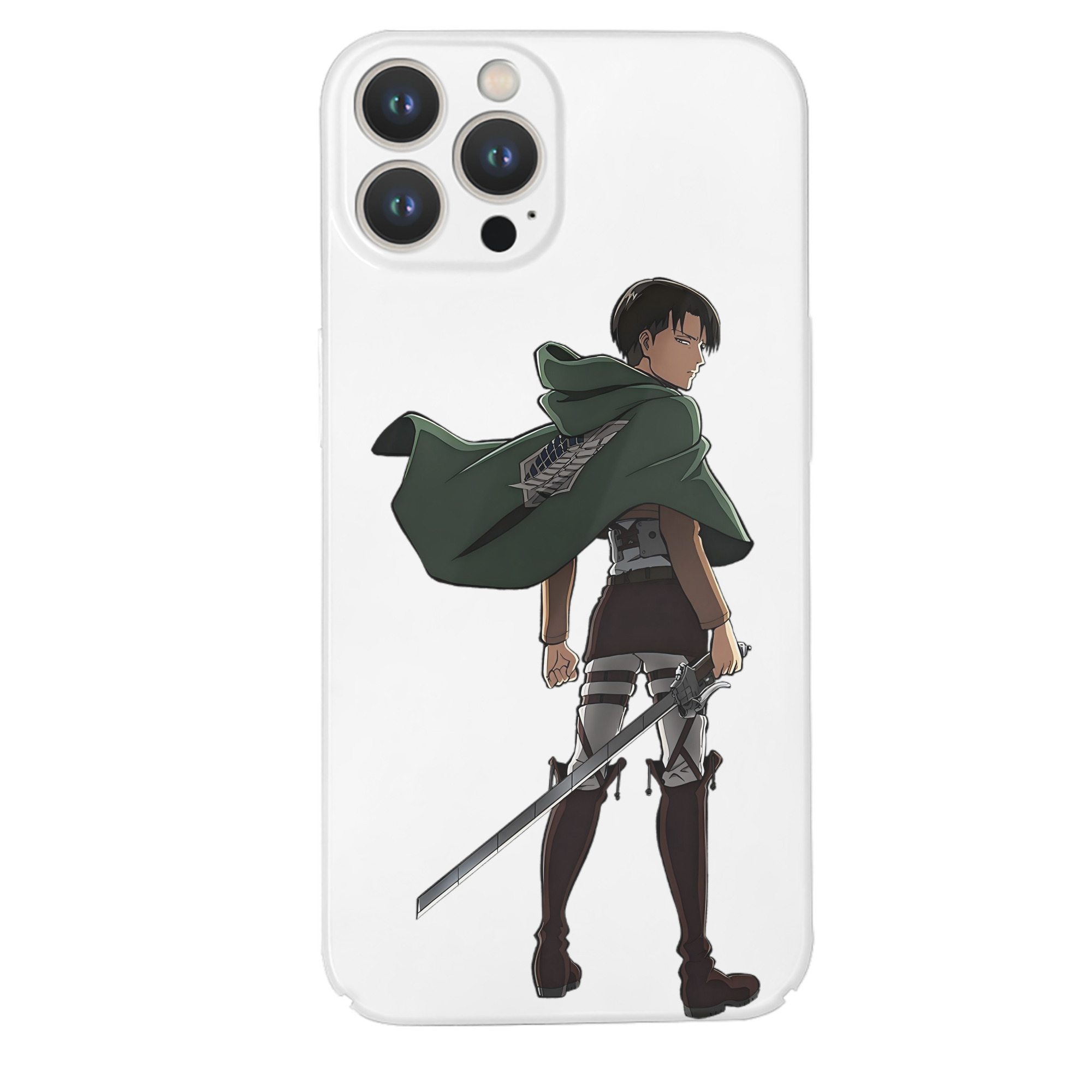 （画像用） 進撃の巨人 リヴァイ·アッカーマン Attack on Titan Levi Ackerman 【iPhone 14シリーズ対応】ハードケース